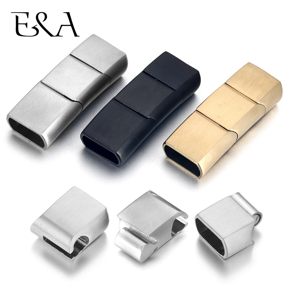 Jewelry Making Metals - 拡張ステンレス鋼クラスプ 3 部分磁気クラスプ 12*6 ミリメートル 8*5