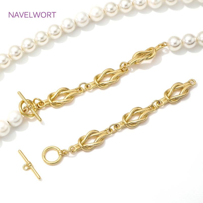 Toggle Clasp Gold - 18K金メッキotクラスプ,ジュエリー作り用トグルクラスプ,真ちゅう製ブレスレットコネクタ,DIYネックレスアクセサリー