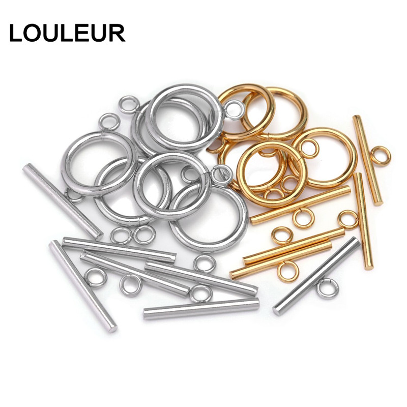 Toggle Clasp Gold - ステンレス鋼 OT クラスプブレスレットトグルクラスプコネクタ DIY ブレスレットネックレスジュエリー所見作成用品卸売