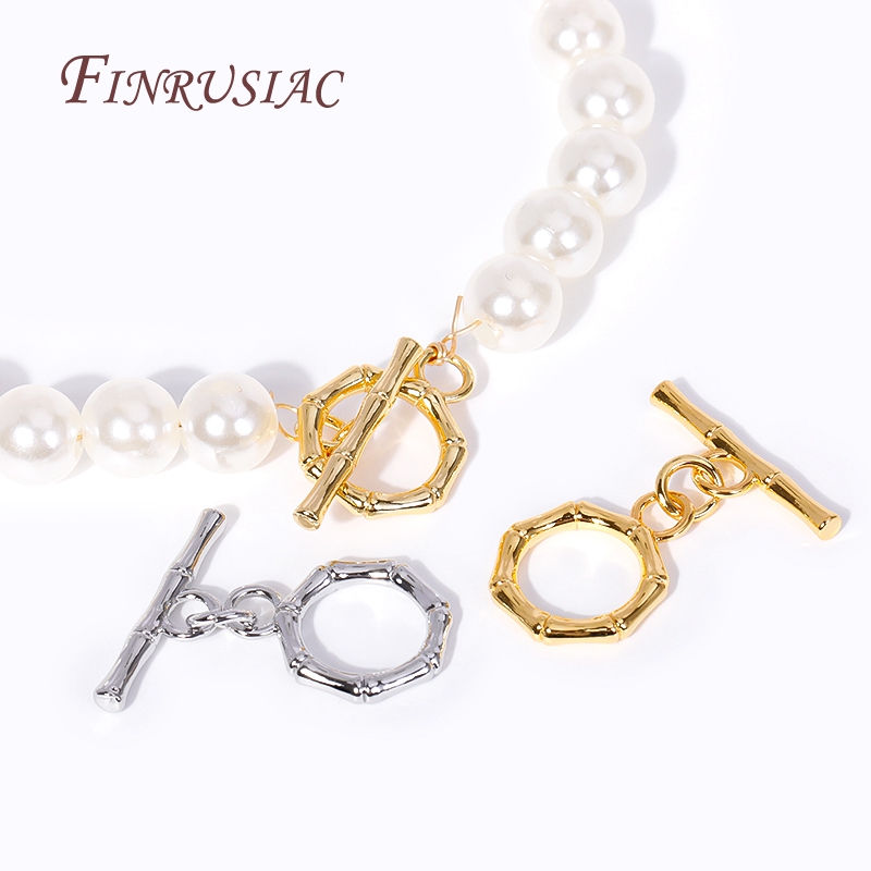 Toggle Clasp Gold - 18K金メッキトグルクラスプ（ジュエリー用）、真鍮製メタルクラスプ（ブレスレット用）、OTクラスプ、ジュエリー製作用品、DIYアクセサリー