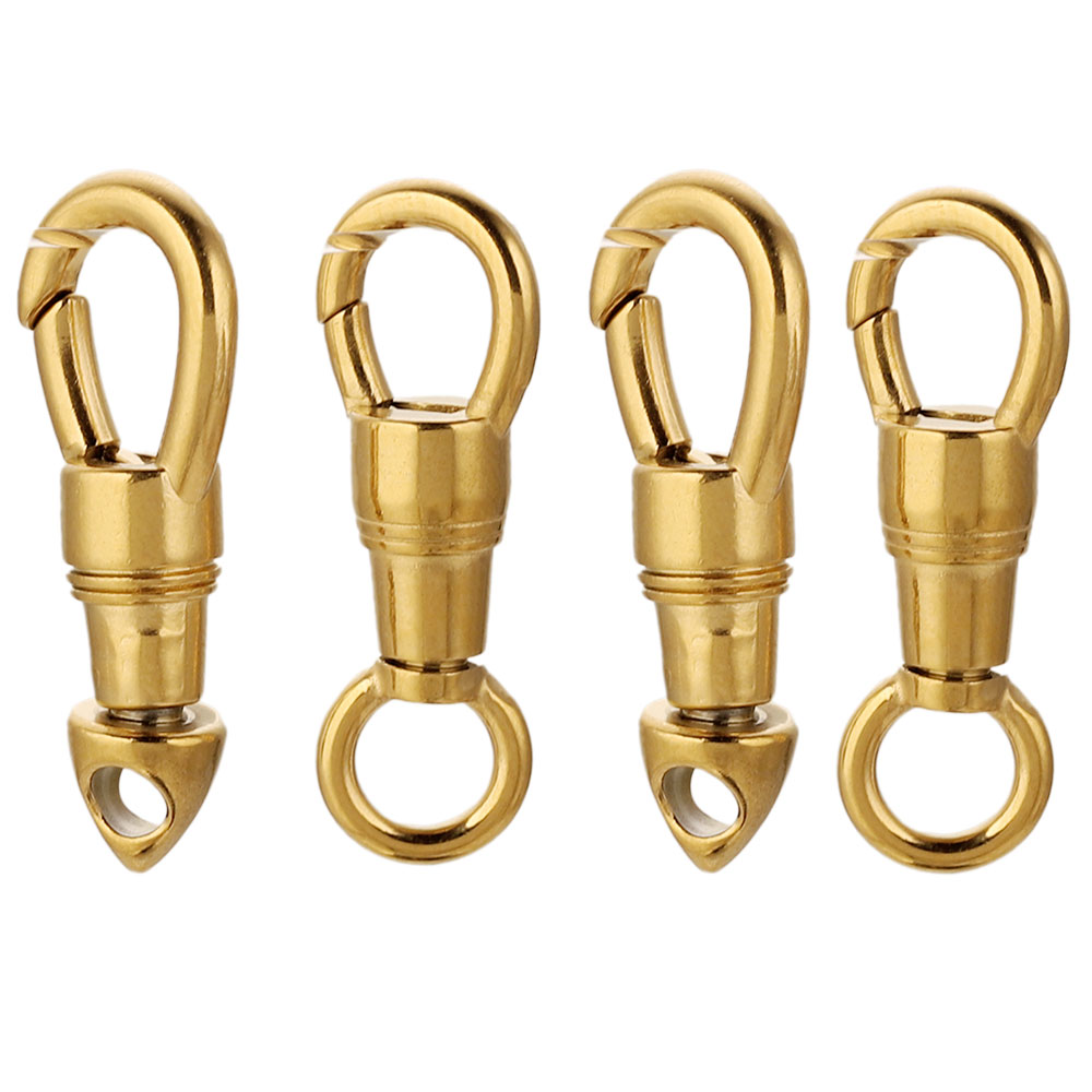 2 ピース/ロットステンレス鋼バッグキーチェーンフッククラス - Toggle Clasp Gold のレビューと価格