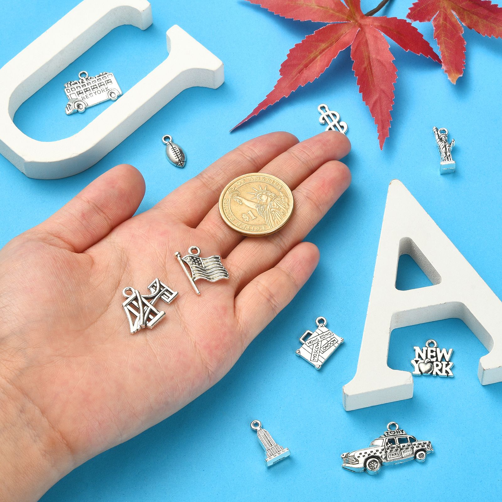 パンダホール 100個入り 10種類 アメリカ ニューヨーク - Jewelry Making York のレビューと価格