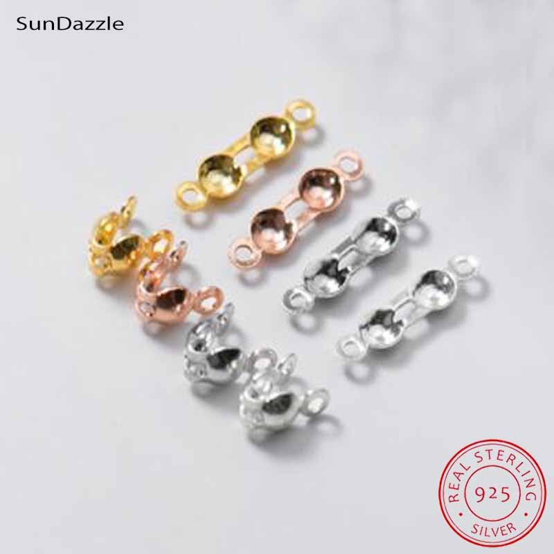 4個入り 本物の純銀925製 クロージャーエンドビーズ クラ - Jewelry Making Metals のレビューと価格