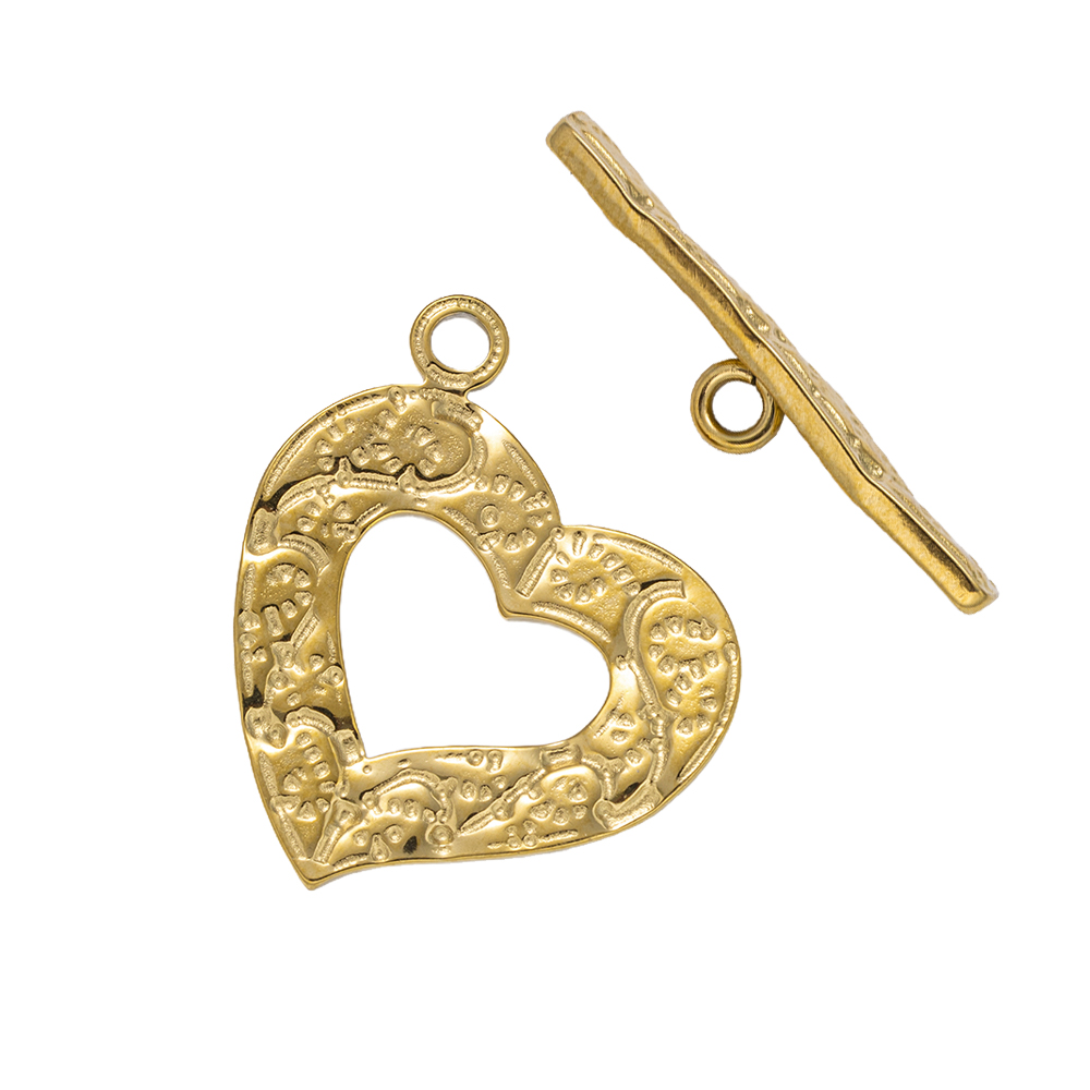 5 セット ステンレススチール トグルクラスプ T バー ク - Toggle Clasp Gold のレビューと価格