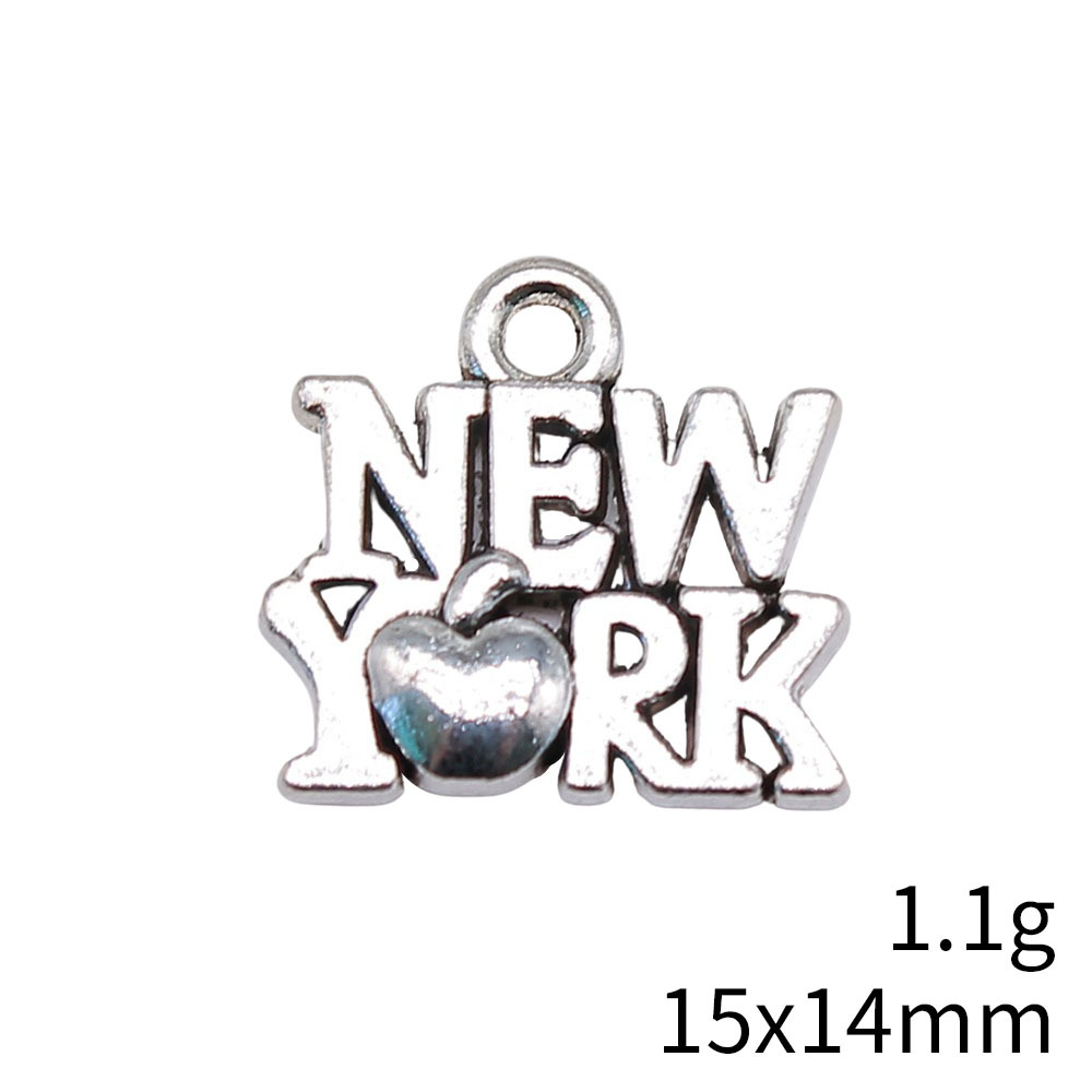 40個 15x14mm(0.59x0.55インチ) アンティ - Jewelry Making York のレビューと価格