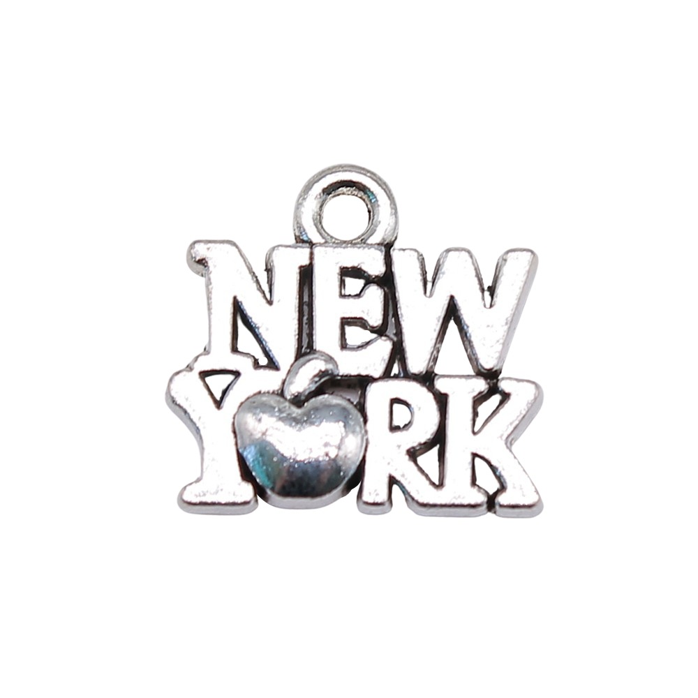 40個 15x14mm(0.59x0.55インチ) アンティ - Jewelry Making York のレビューと価格