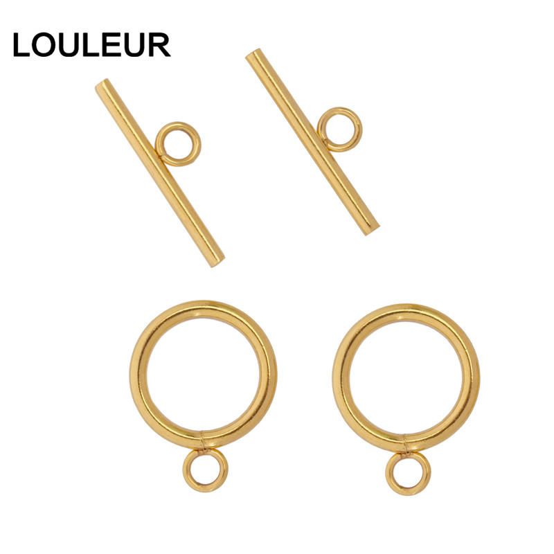 ステンレス鋼 OT クラスプブレスレットトグルクラスプコネク - Toggle Clasp Gold のレビューと価格