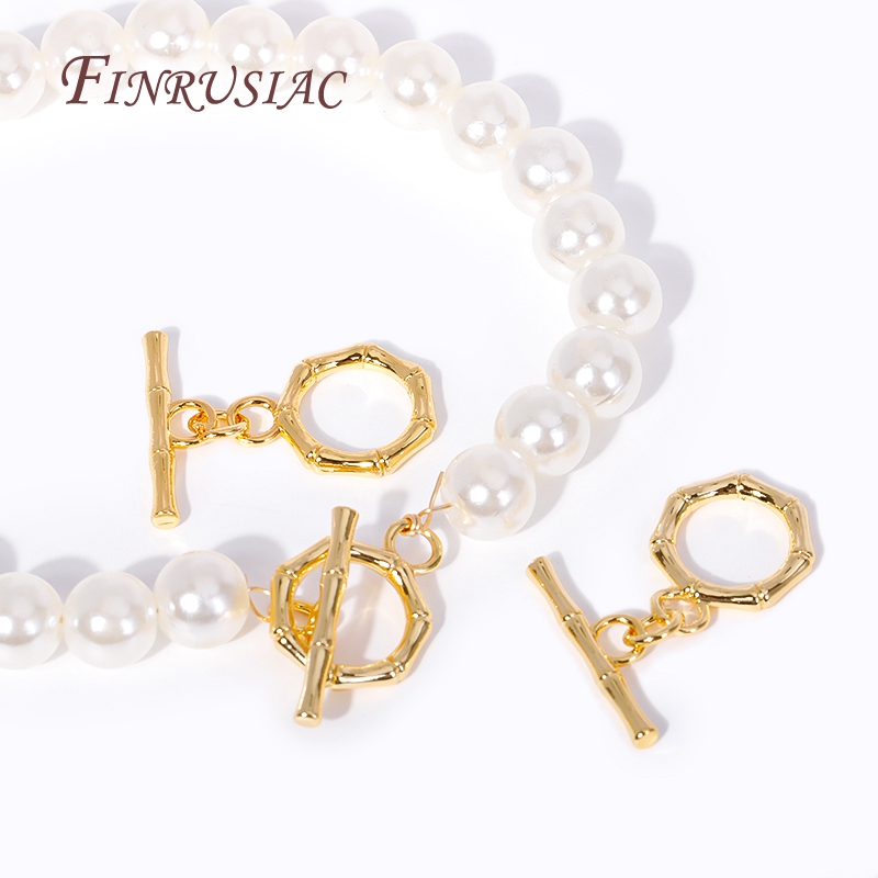 18K金メッキトグルクラスプ（ジュエリー用）、真鍮製メタルク - Toggle Clasp Gold のレビューと価格