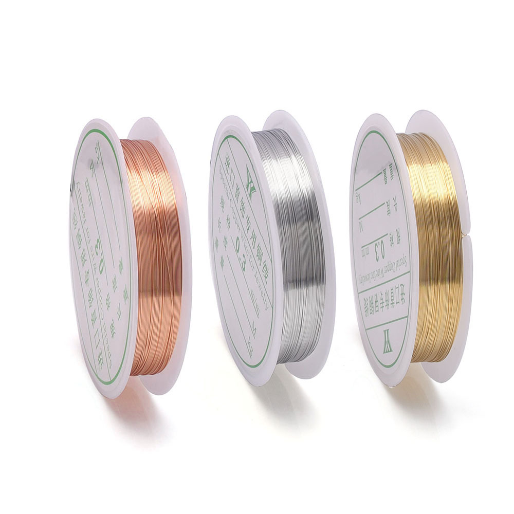 0.2-1mm ジュエリーワイヤー、クラフトワイヤー、変色し - Jewelry Making Equipment のレビューと価格