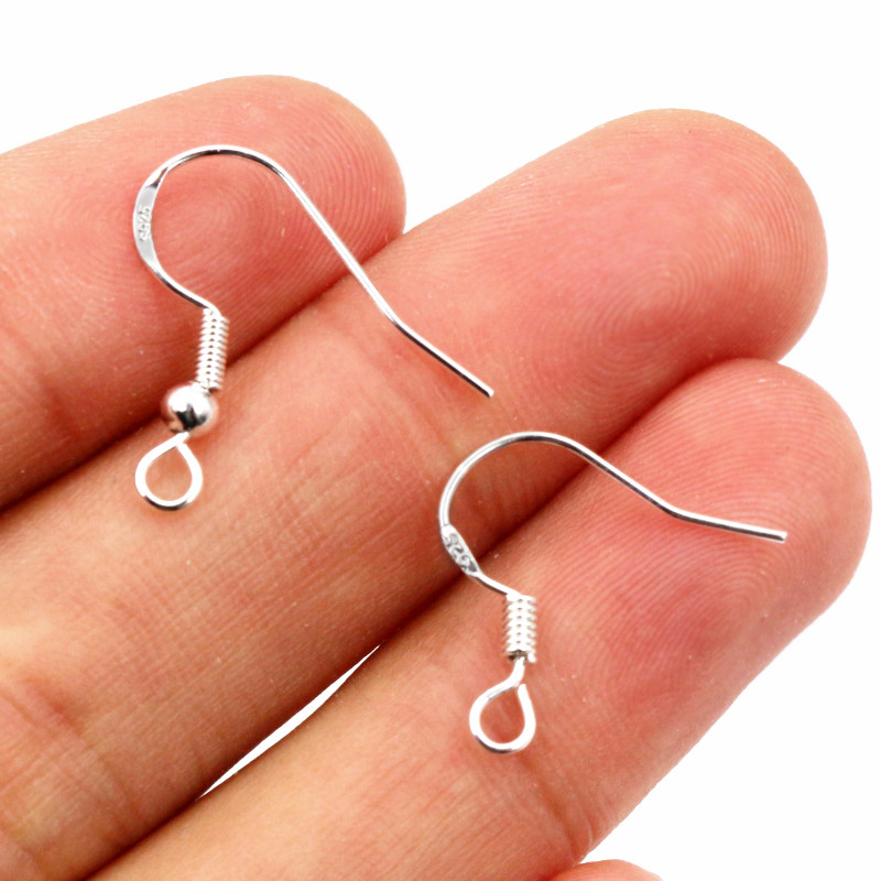50個16mm 925スターリングシルバーメッキファインドイ - Jewelry Making Metals のレビューと価格