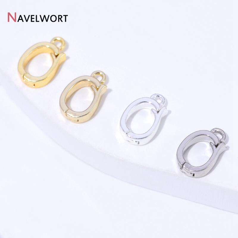 14K/18K金メッキ真鍮製ヒンジ付きネックレスエンハンサー - Jewelry Making Metals のレビューと価格