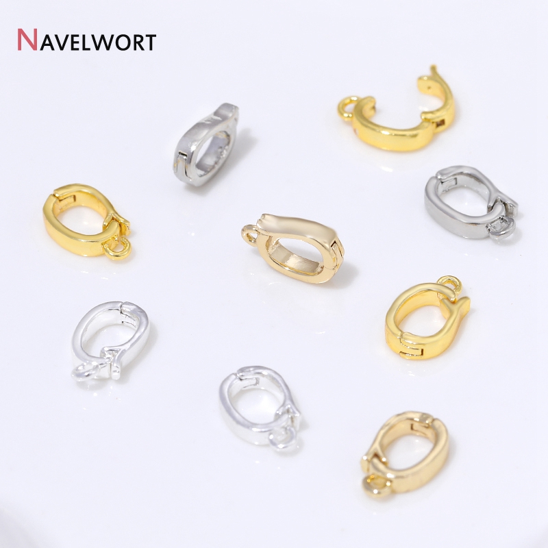 14K/18K金メッキ真鍮製ヒンジ付きネックレスエンハンサー - Jewelry Making Metals のレビューと価格