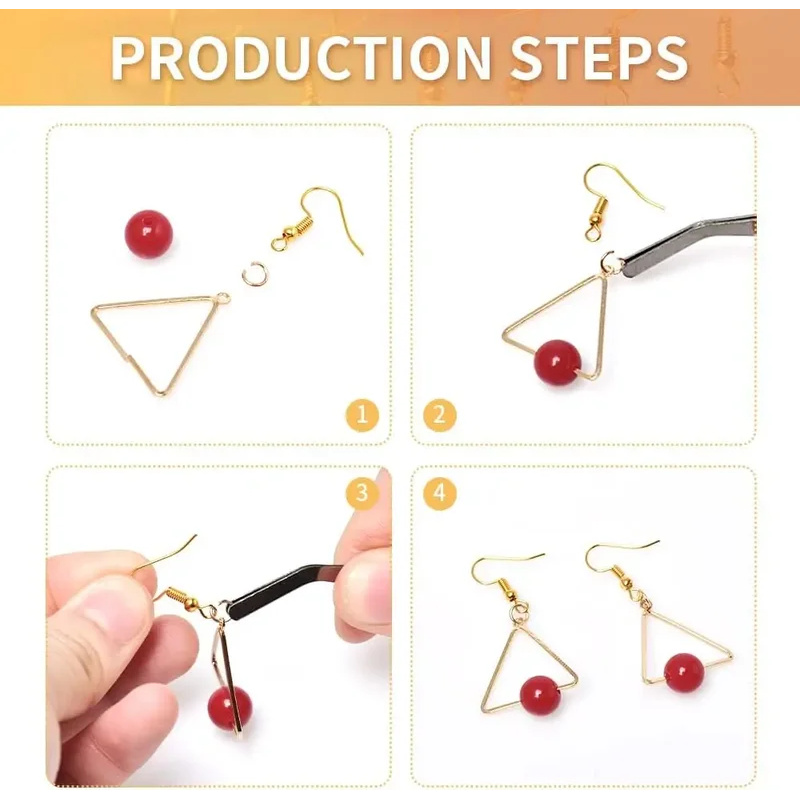 100/500 個 DIY イヤリング所見イヤリングクラスプ - Jewelry Making Metals のレビューと価格