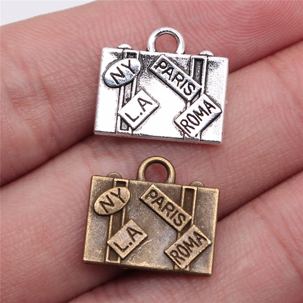 Wysiwyg 5個15 × 16ミリメートルチャーム旅行バ - Jewelry Making York のレビューと価格