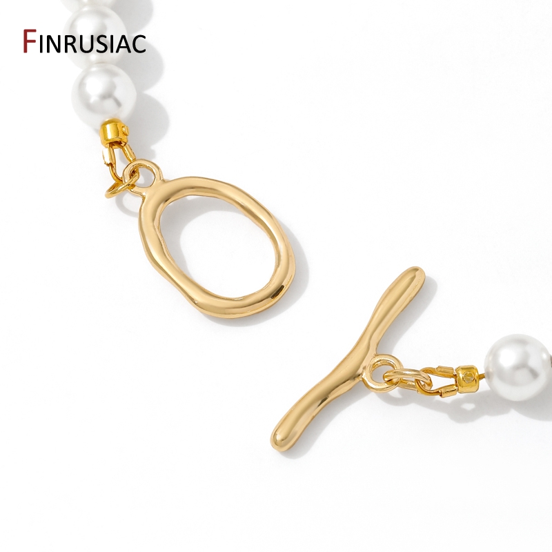 18K金メッキ真鍮オーバル/ハート型OTクラスプ、ブレスレッ - Toggle Clasp Gold のレビューと価格