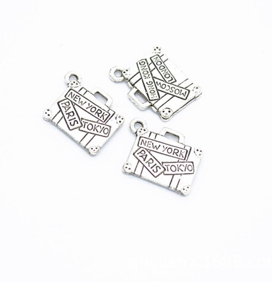 150 個チャームトラベルバッグニューヨークパリ東京 17  - Jewelry Making York のレビューと価格