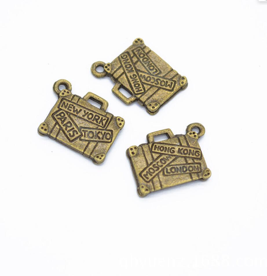 150 個チャームトラベルバッグニューヨークパリ東京 17  - Jewelry Making York のレビューと価格