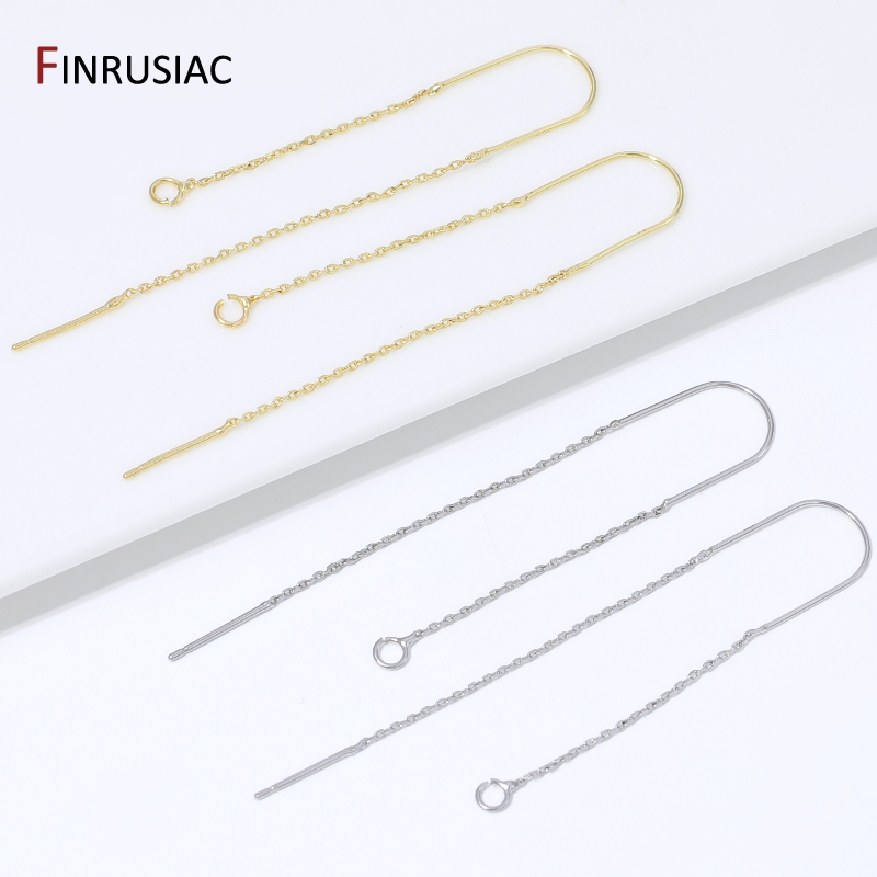 18K金メッキ真鍮ロングタッセルチェーンドロップステッカーダ - Jewelry Making Gold Wire のレビューと価格